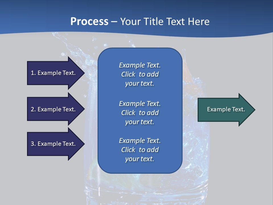 Skin Liquid Object PowerPoint Template