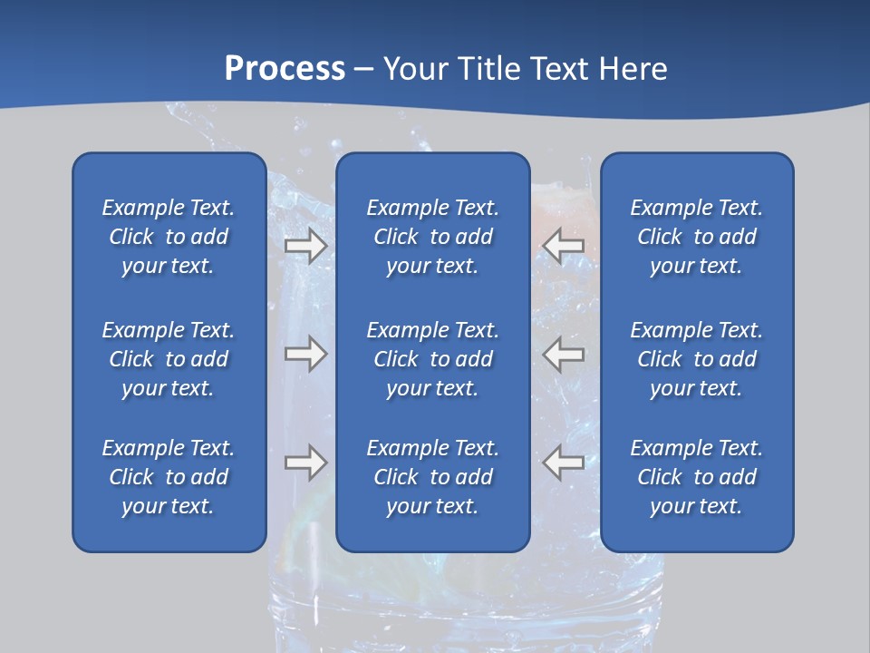 Skin Liquid Object PowerPoint Template