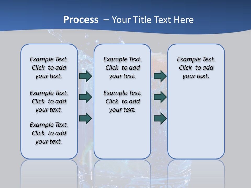 Skin Liquid Object PowerPoint Template