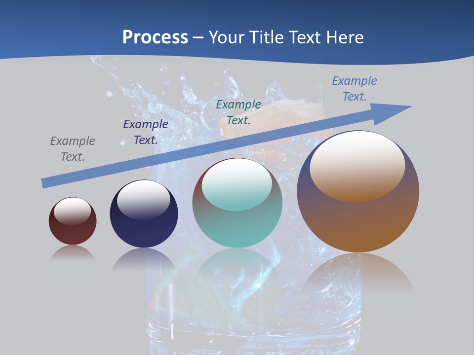 Skin Liquid Object PowerPoint Template