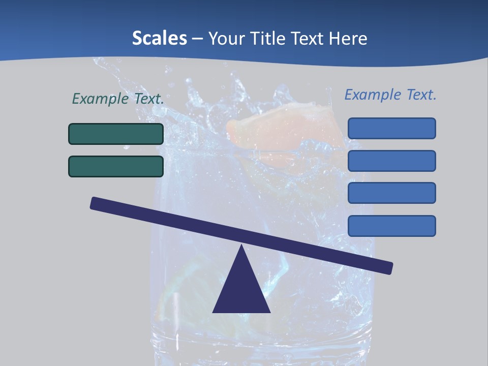 Skin Liquid Object PowerPoint Template