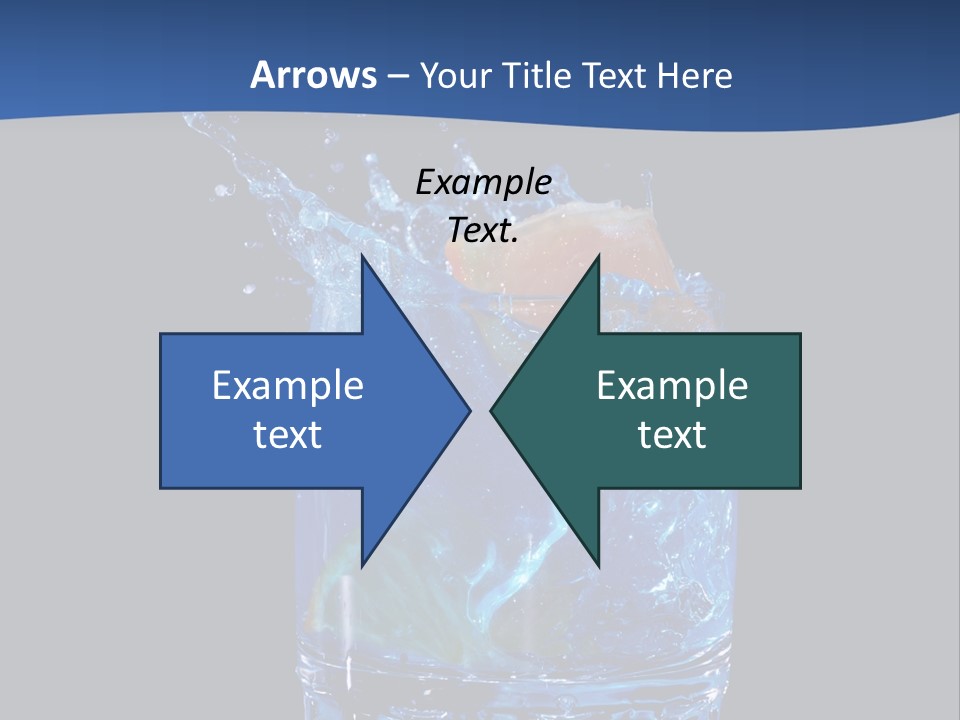 Skin Liquid Object PowerPoint Template