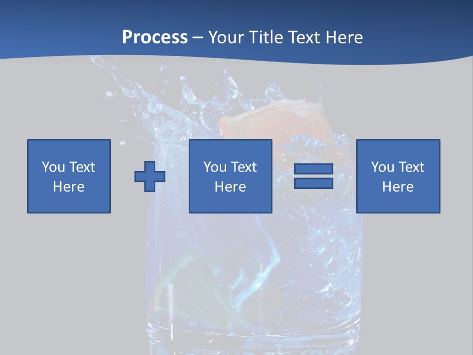 Skin Liquid Object PowerPoint Template
