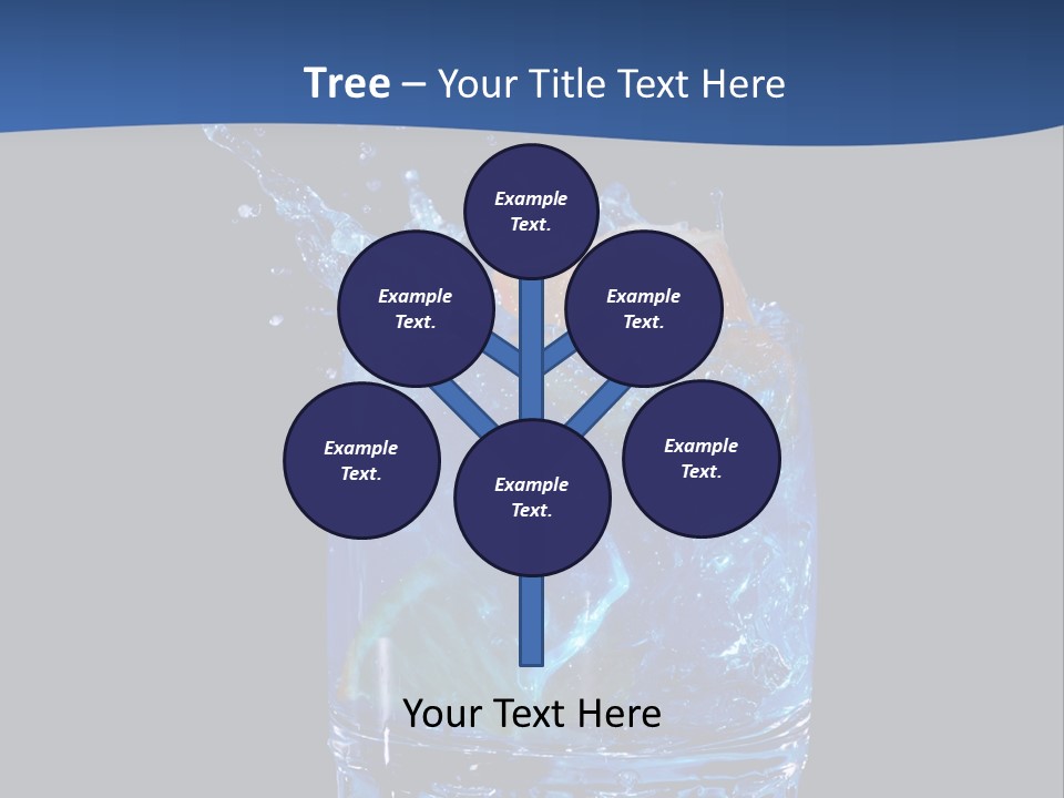 Skin Liquid Object PowerPoint Template