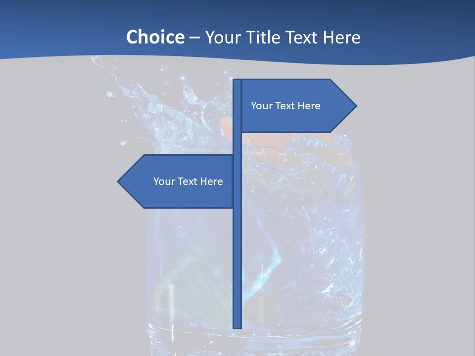 Skin Liquid Object PowerPoint Template