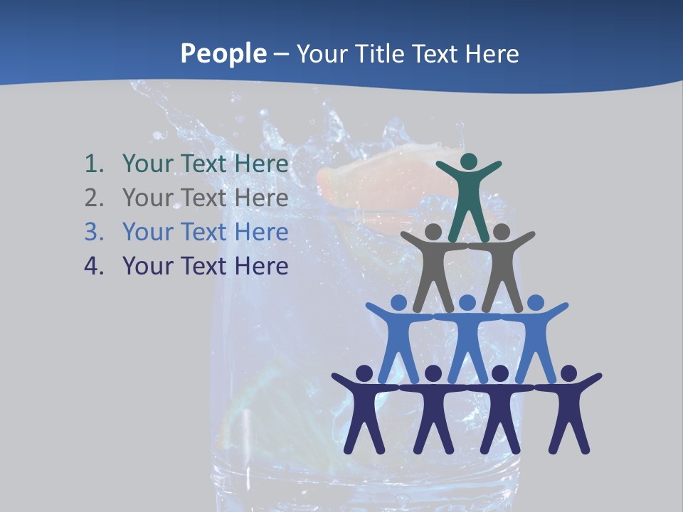 Skin Liquid Object PowerPoint Template