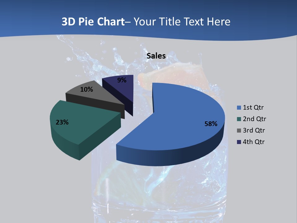 Skin Liquid Object PowerPoint Template