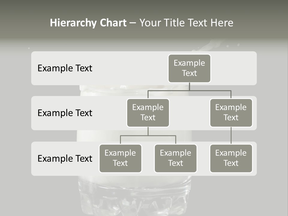 Abstract Dairy Drop PowerPoint Template