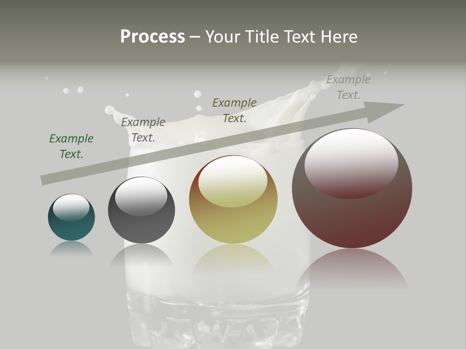 Abstract Dairy Drop PowerPoint Template