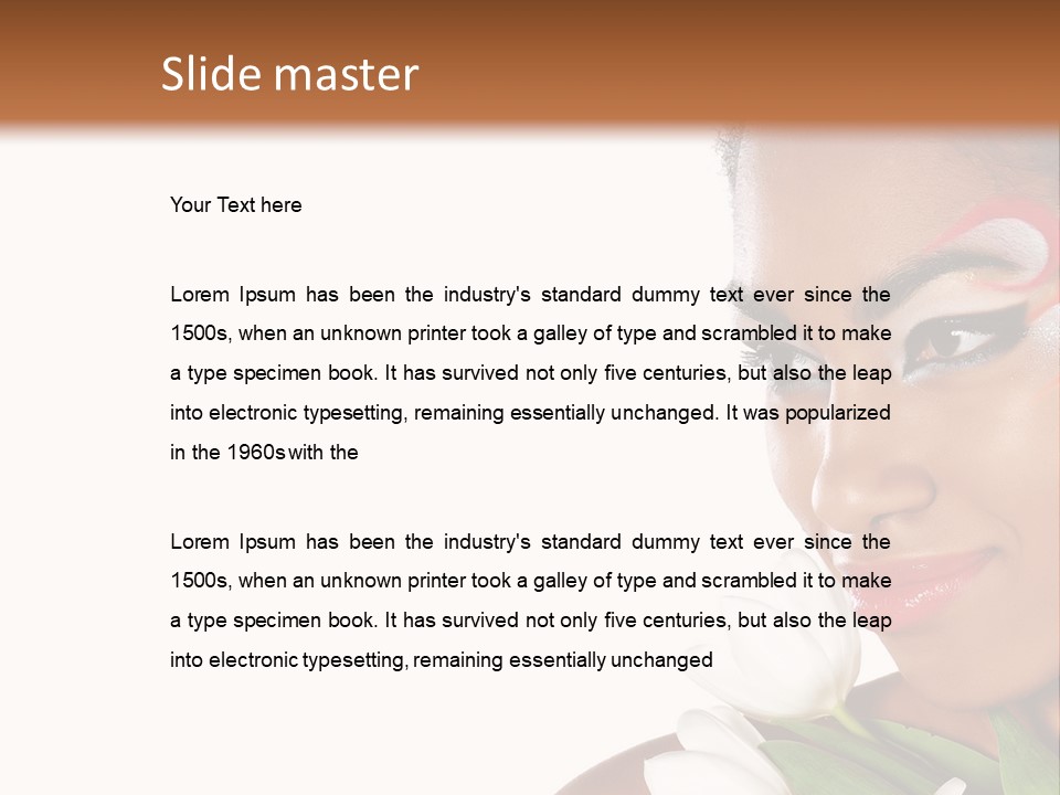 Red Mouth South PowerPoint Template