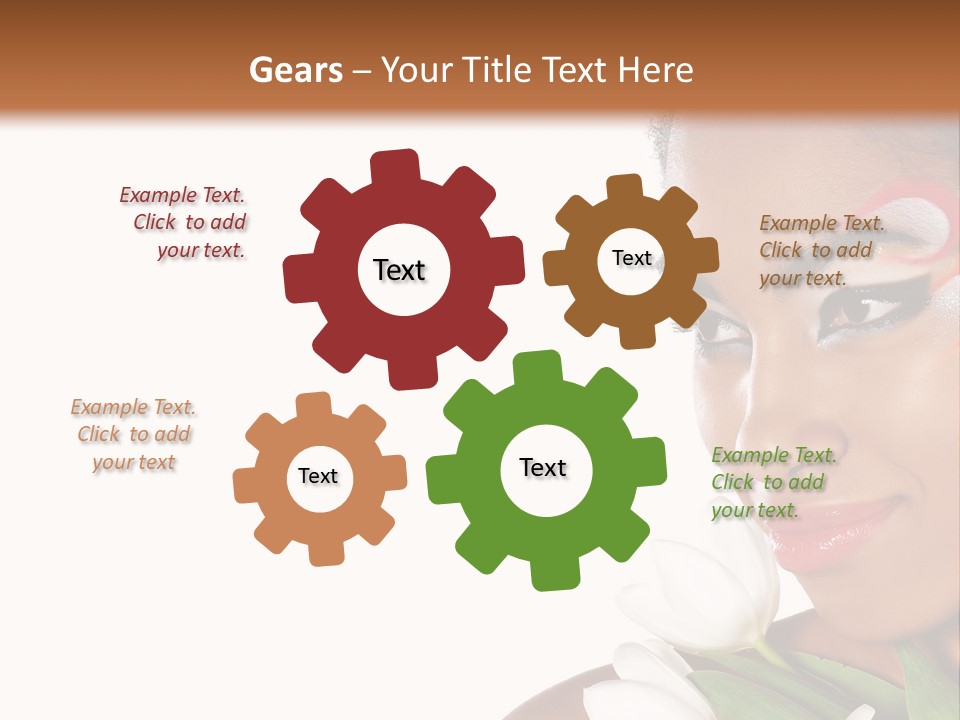 Red Mouth South PowerPoint Template