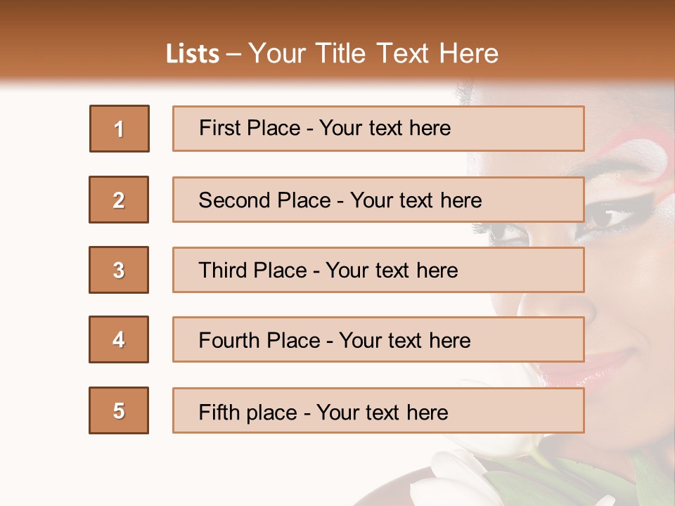 Red Mouth South PowerPoint Template