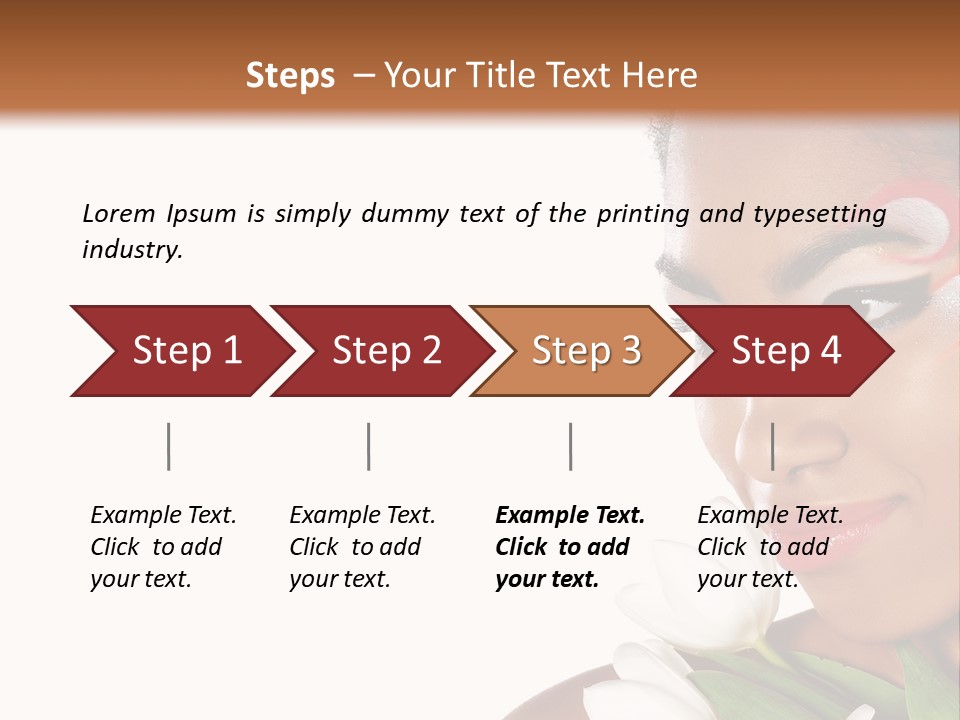 Red Mouth South PowerPoint Template
