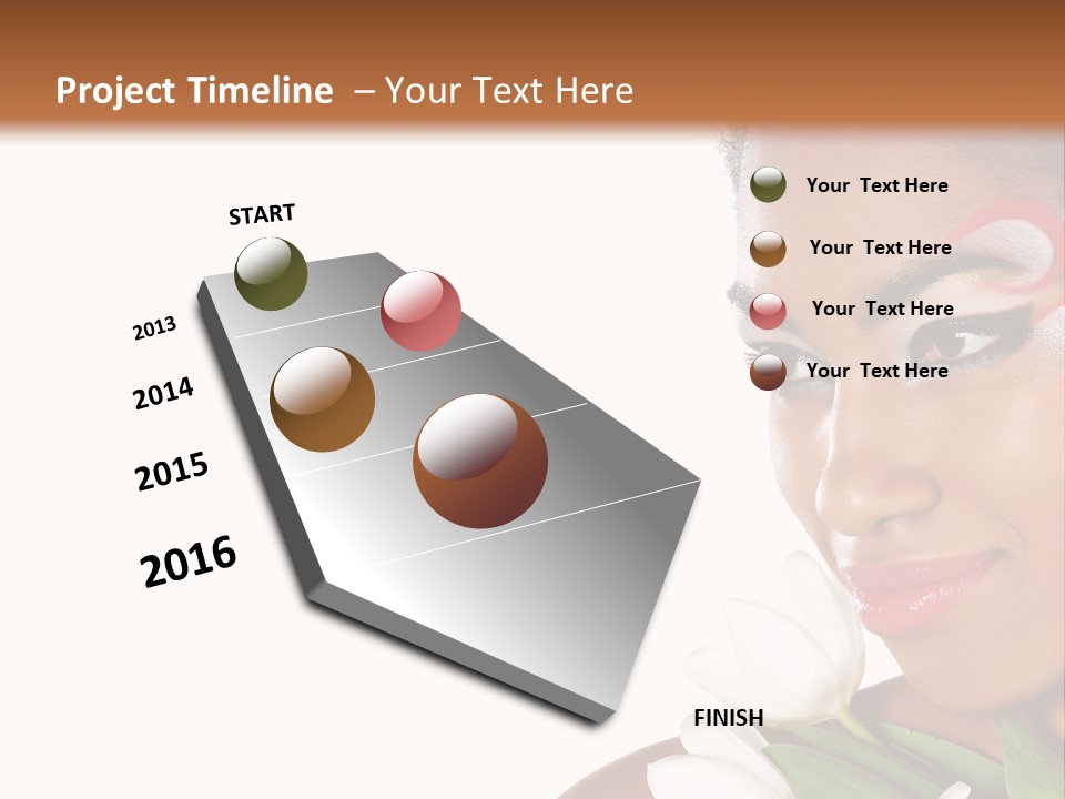 Red Mouth South PowerPoint Template