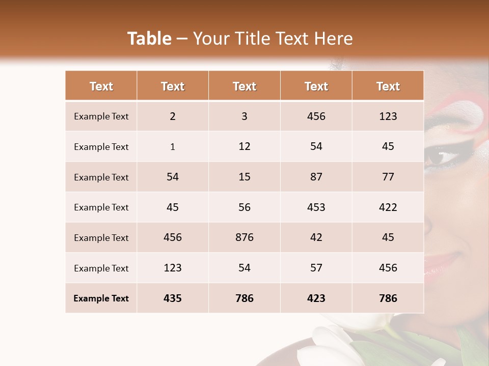 Red Mouth South PowerPoint Template