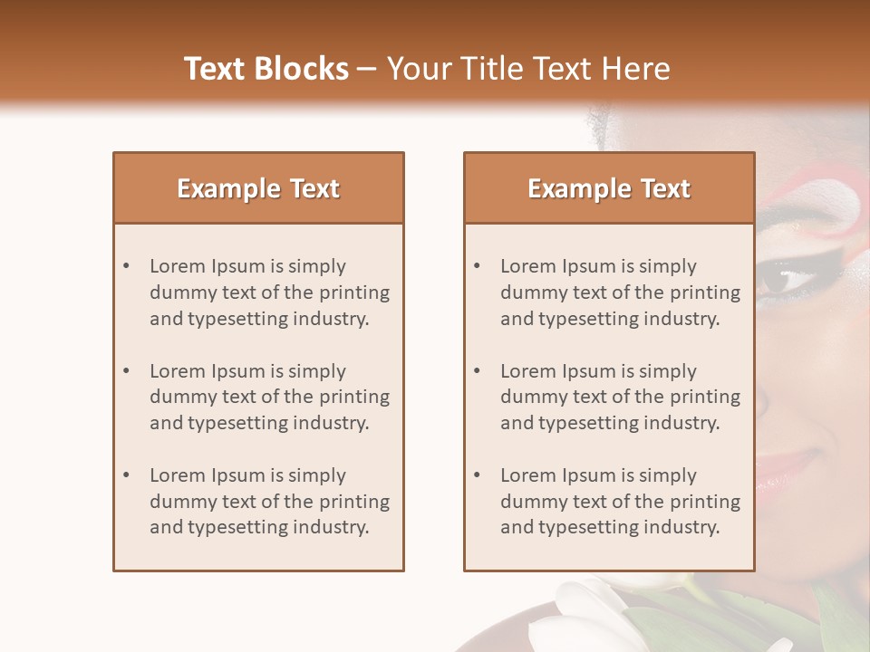 Red Mouth South PowerPoint Template