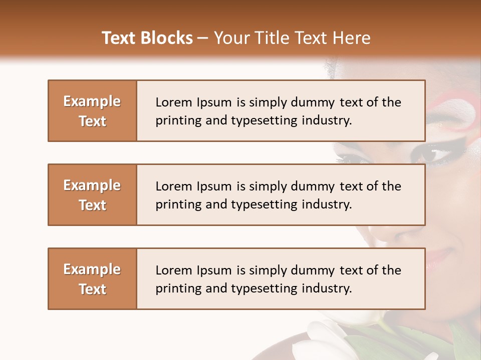 Red Mouth South PowerPoint Template