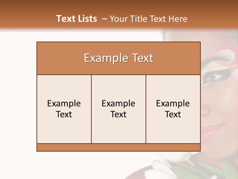 Red Mouth South PowerPoint Template