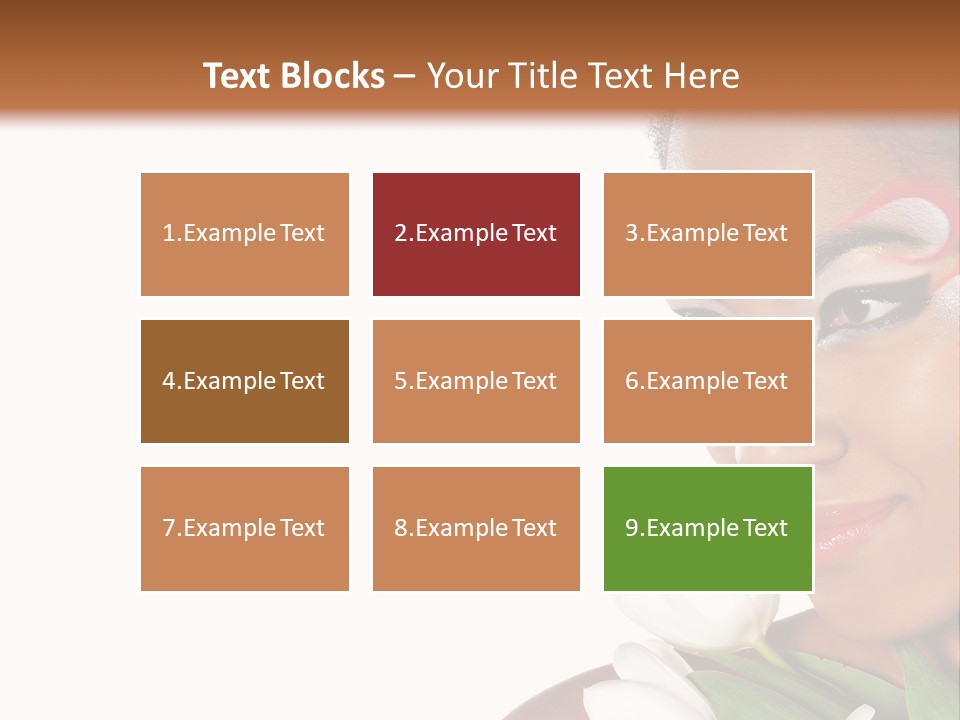 Red Mouth South PowerPoint Template