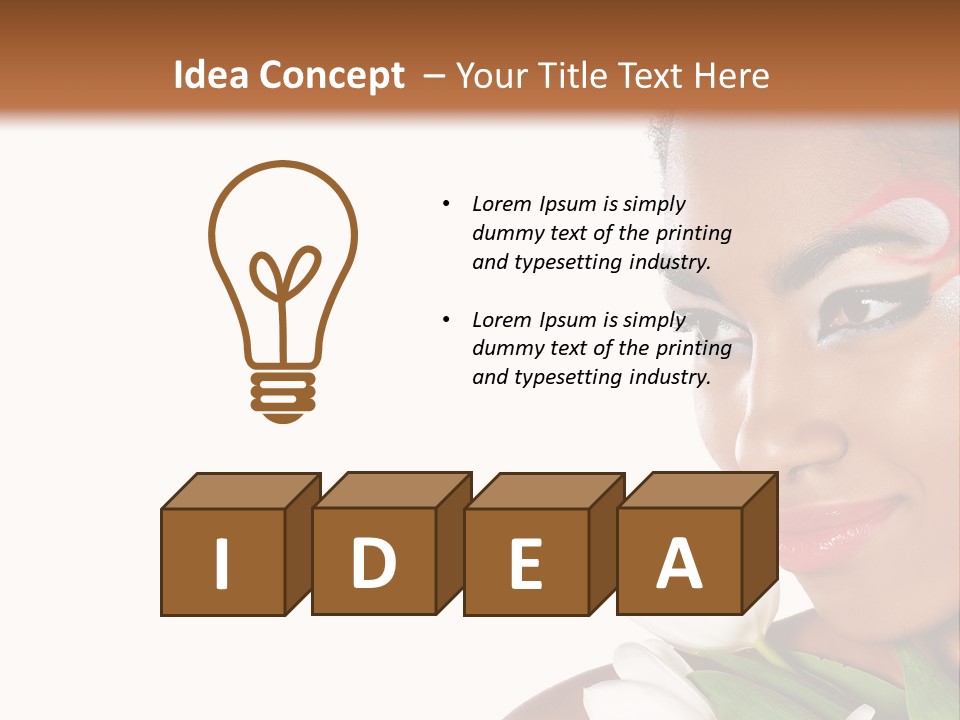 Red Mouth South PowerPoint Template