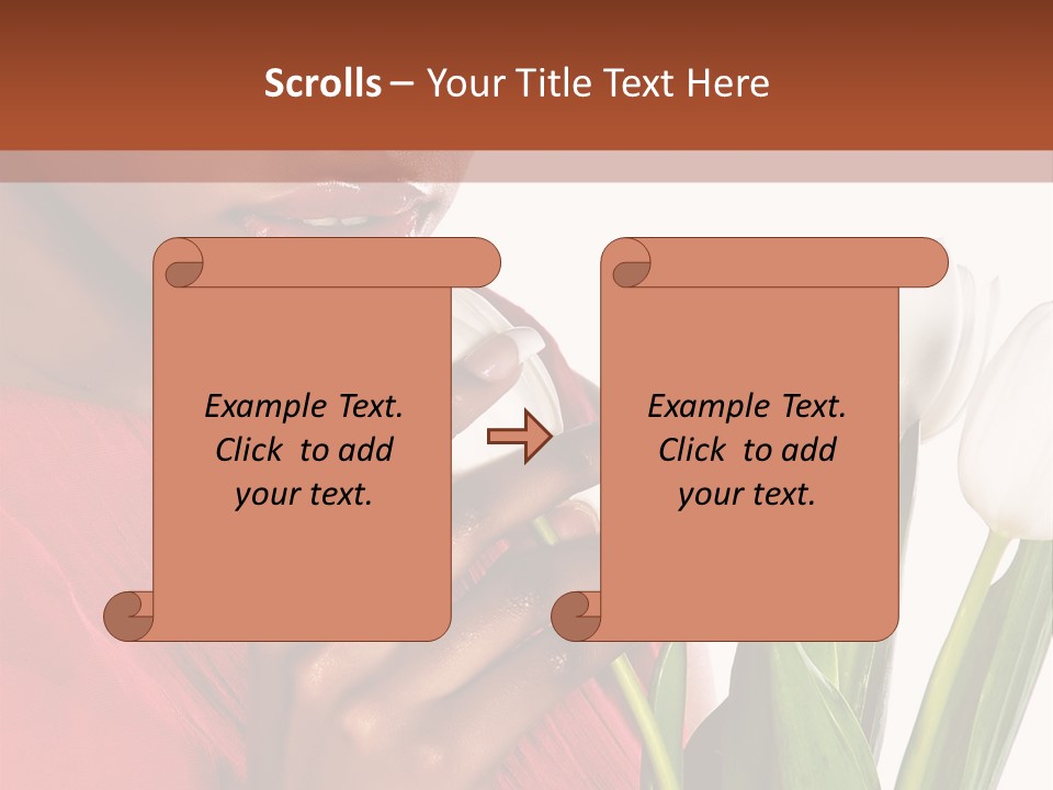 Aroma Cosmetics Fantasy PowerPoint Template