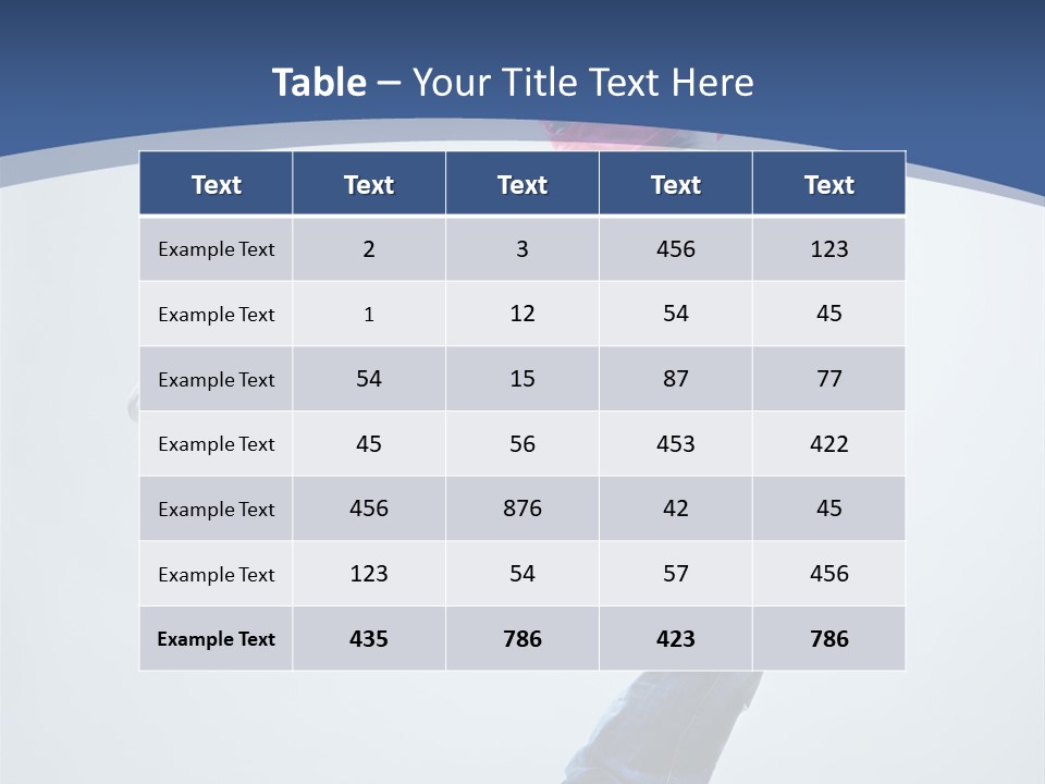 Woman Breakdancer Fly PowerPoint Template