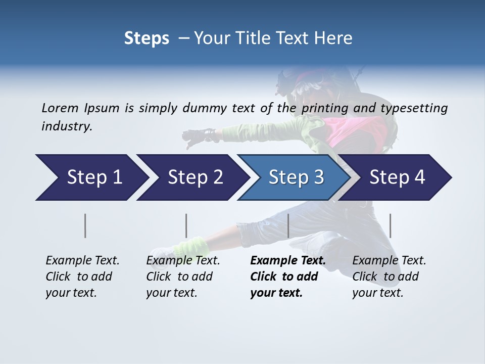 Hip Hop Action Exercise PowerPoint Template
