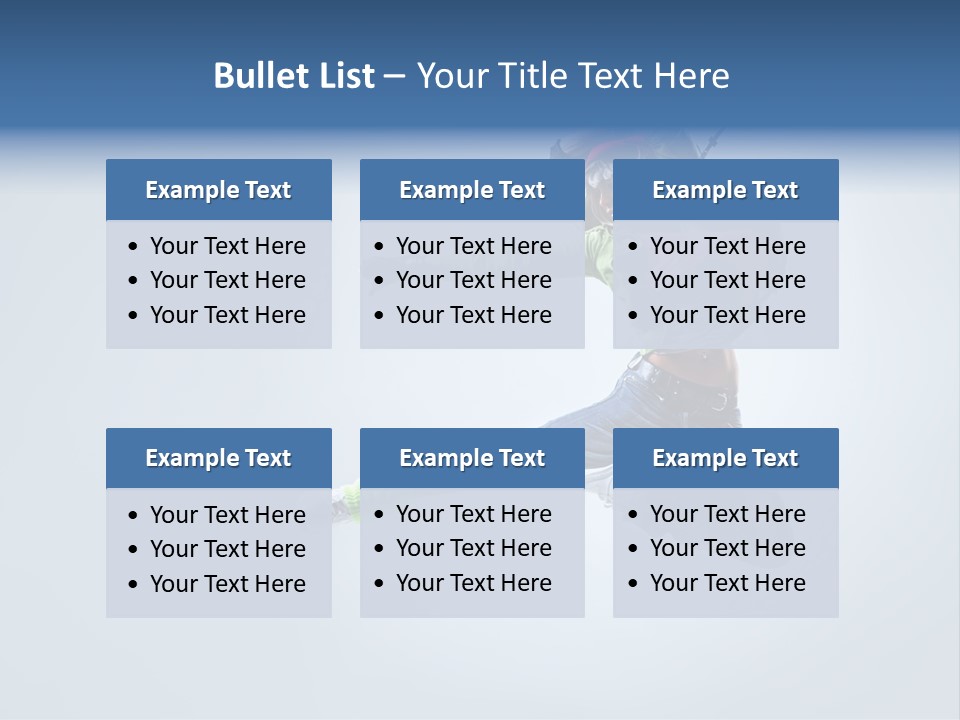 Hip Hop Action Exercise PowerPoint Template