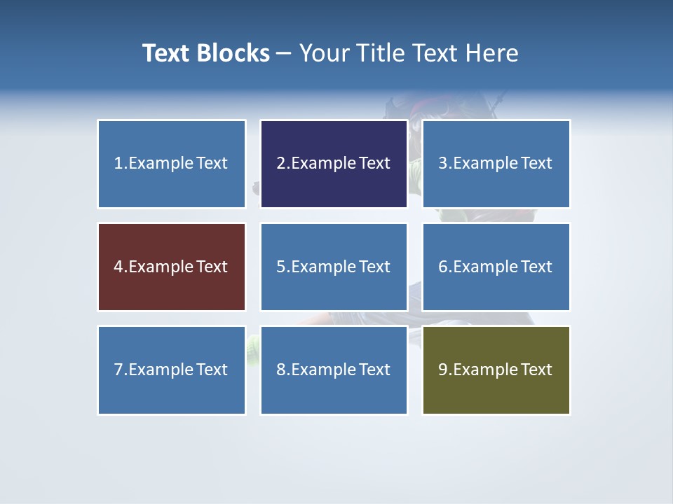 Hip Hop Action Exercise PowerPoint Template
