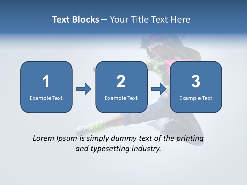 Hip Hop Action Exercise PowerPoint Template
