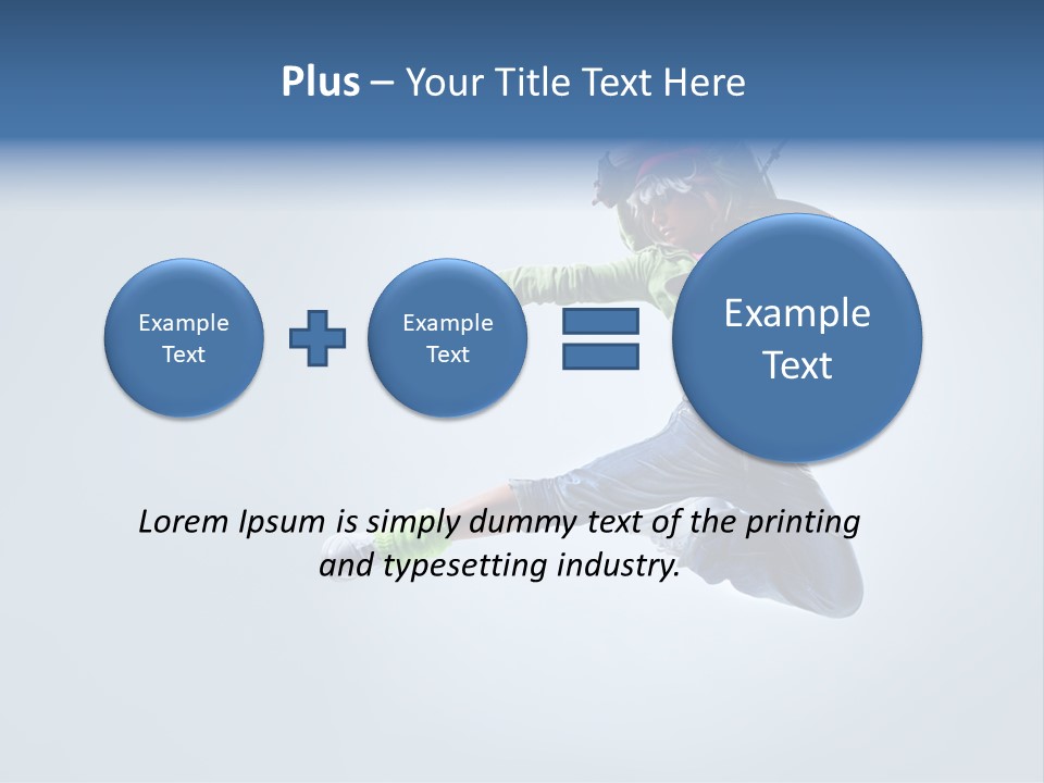 Hip Hop Action Exercise PowerPoint Template