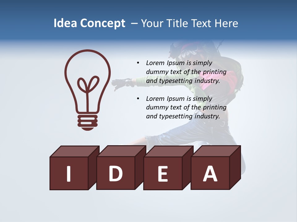 Hip Hop Action Exercise PowerPoint Template