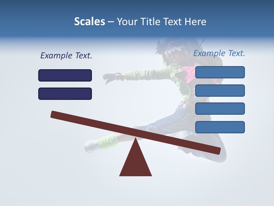 Hip Hop Action Exercise PowerPoint Template