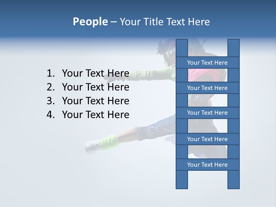 Hip Hop Action Exercise PowerPoint Template