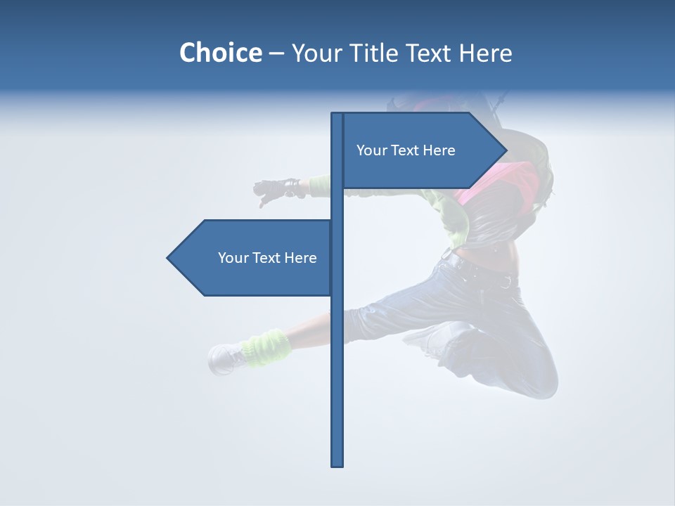Hip Hop Action Exercise PowerPoint Template