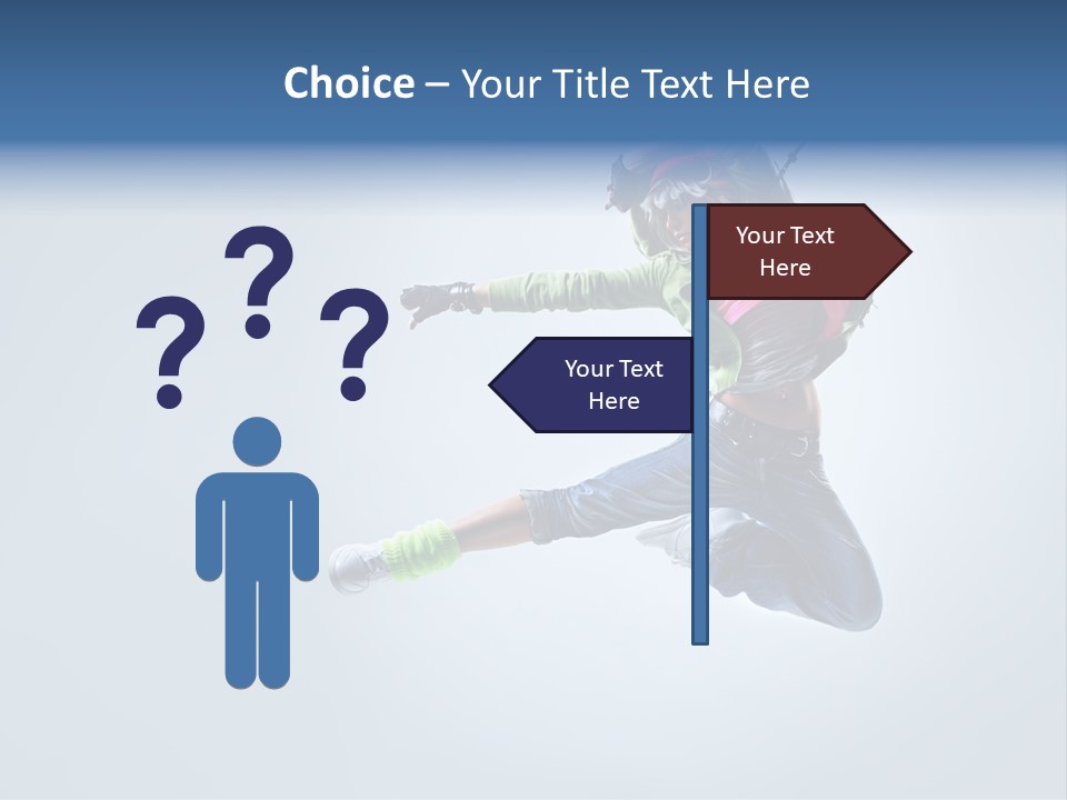 Hip Hop Action Exercise PowerPoint Template