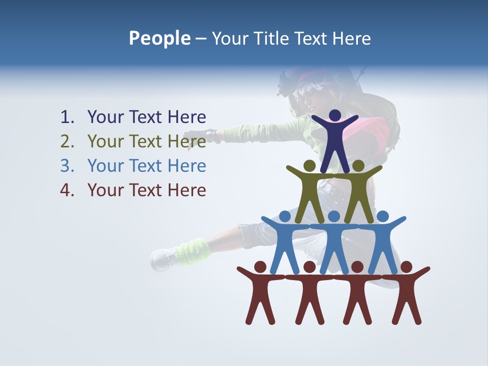 Hip Hop Action Exercise PowerPoint Template
