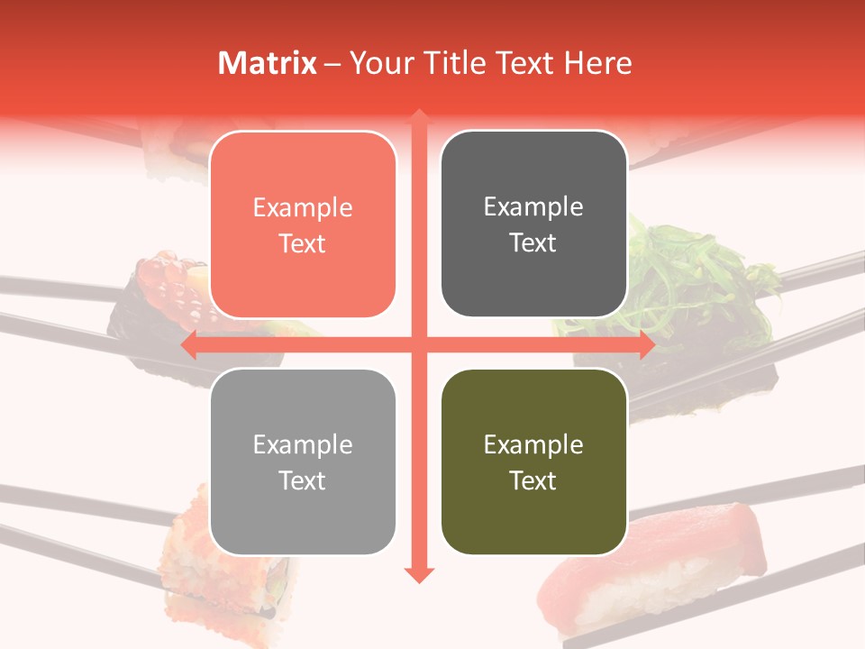 Salmon Slice Ikura PowerPoint Template