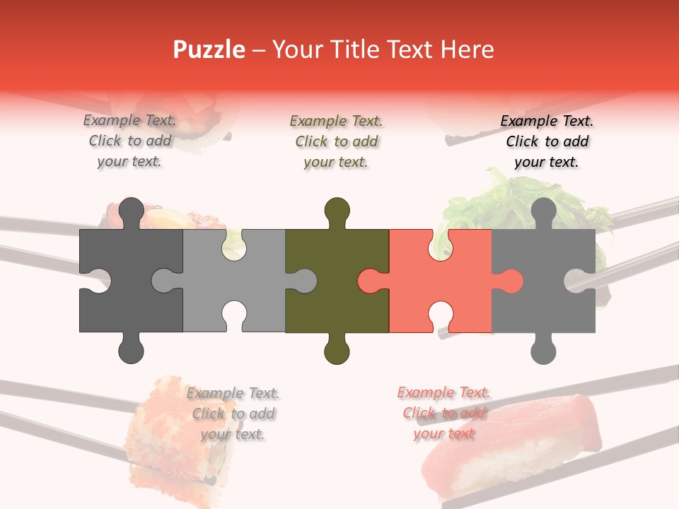 Salmon Slice Ikura PowerPoint Template