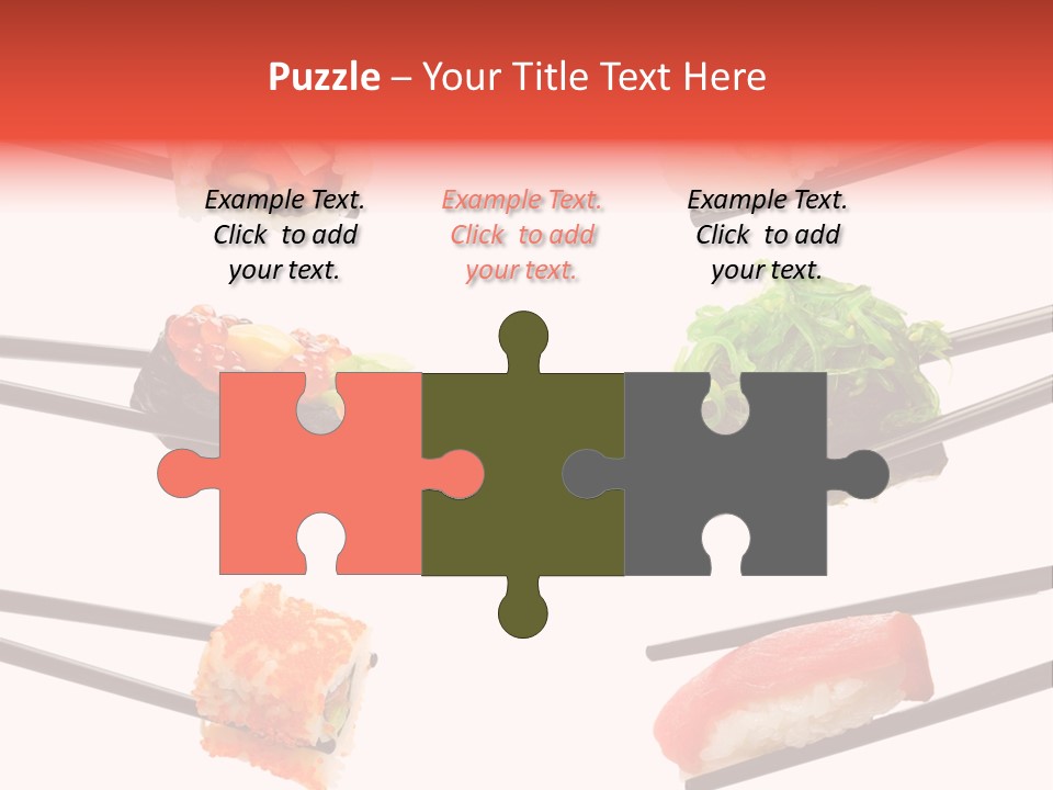 Salmon Slice Ikura PowerPoint Template