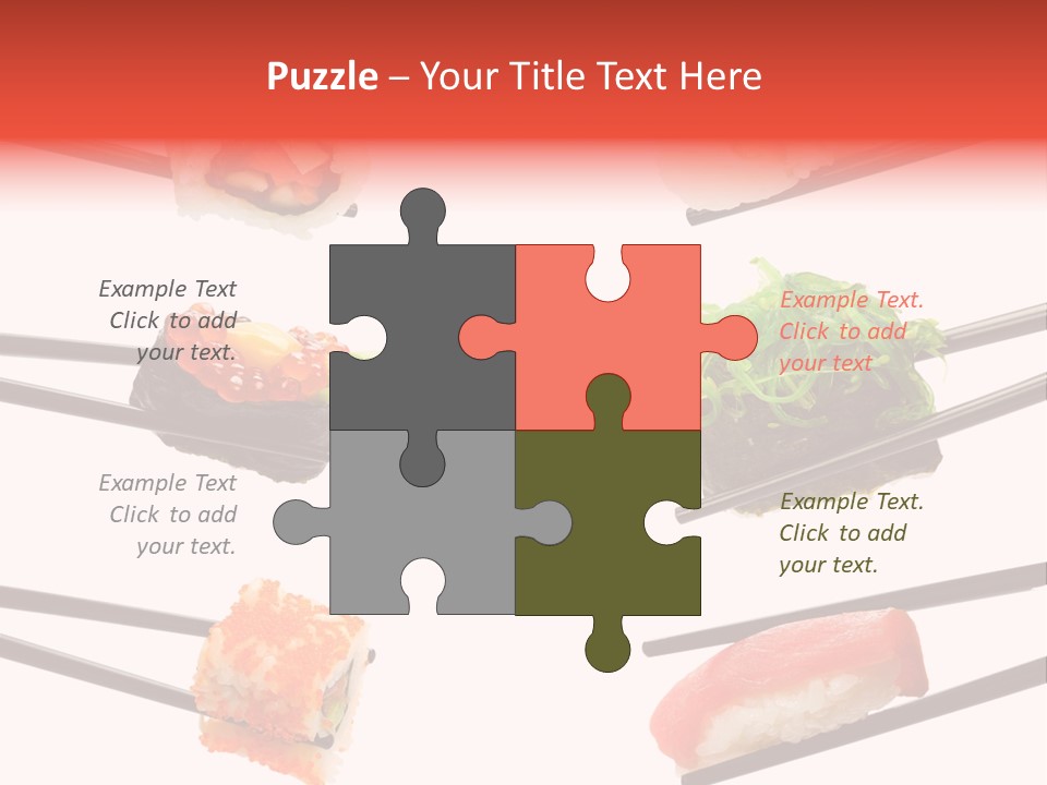 Salmon Slice Ikura PowerPoint Template