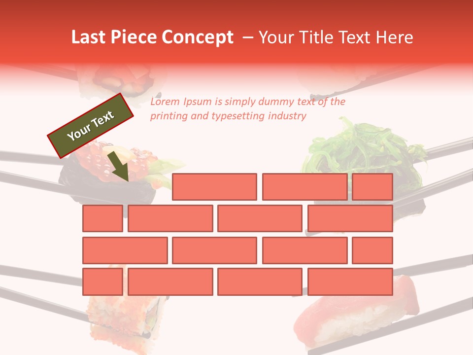Salmon Slice Ikura PowerPoint Template