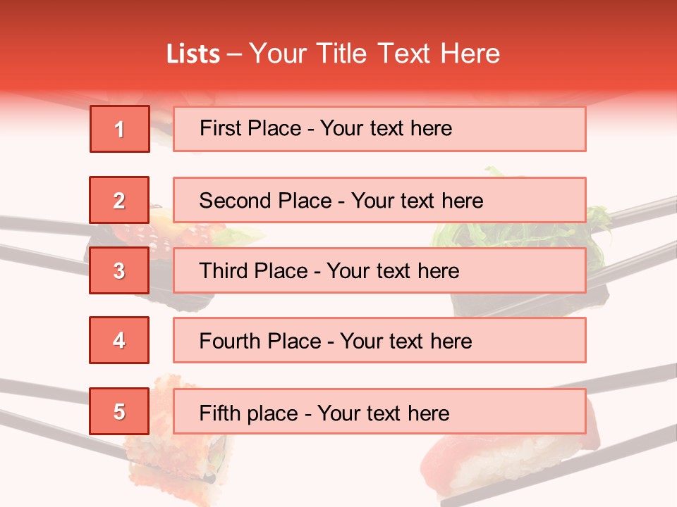 Salmon Slice Ikura PowerPoint Template