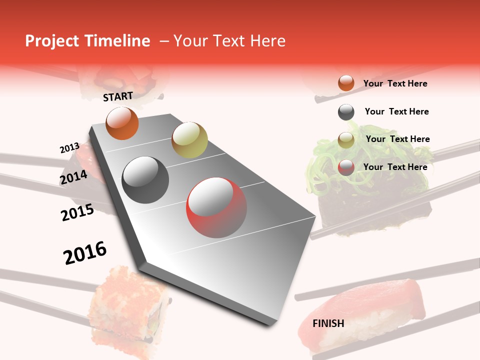 Salmon Slice Ikura PowerPoint Template
