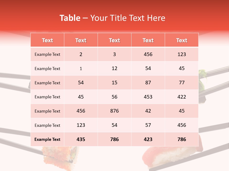 Salmon Slice Ikura PowerPoint Template