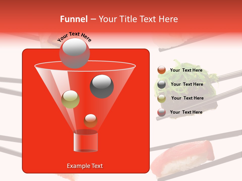 Salmon Slice Ikura PowerPoint Template