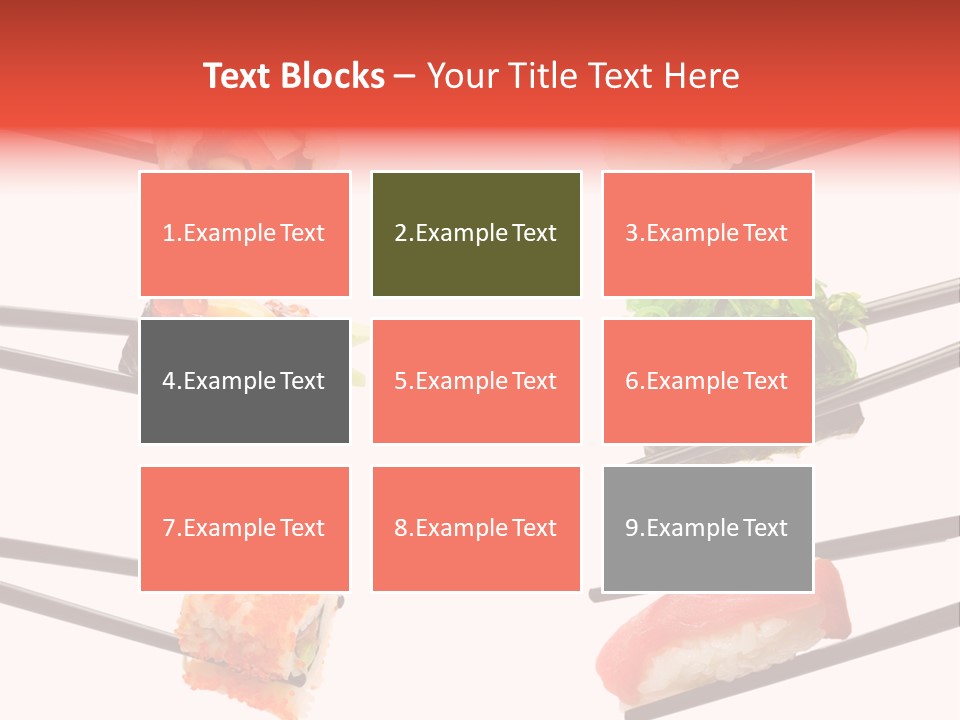 Salmon Slice Ikura PowerPoint Template