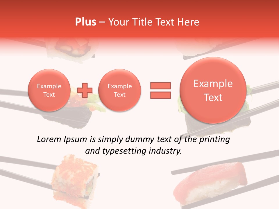 Salmon Slice Ikura PowerPoint Template