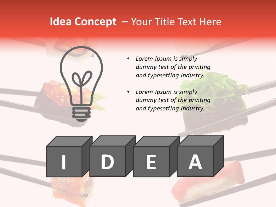 Salmon Slice Ikura PowerPoint Template