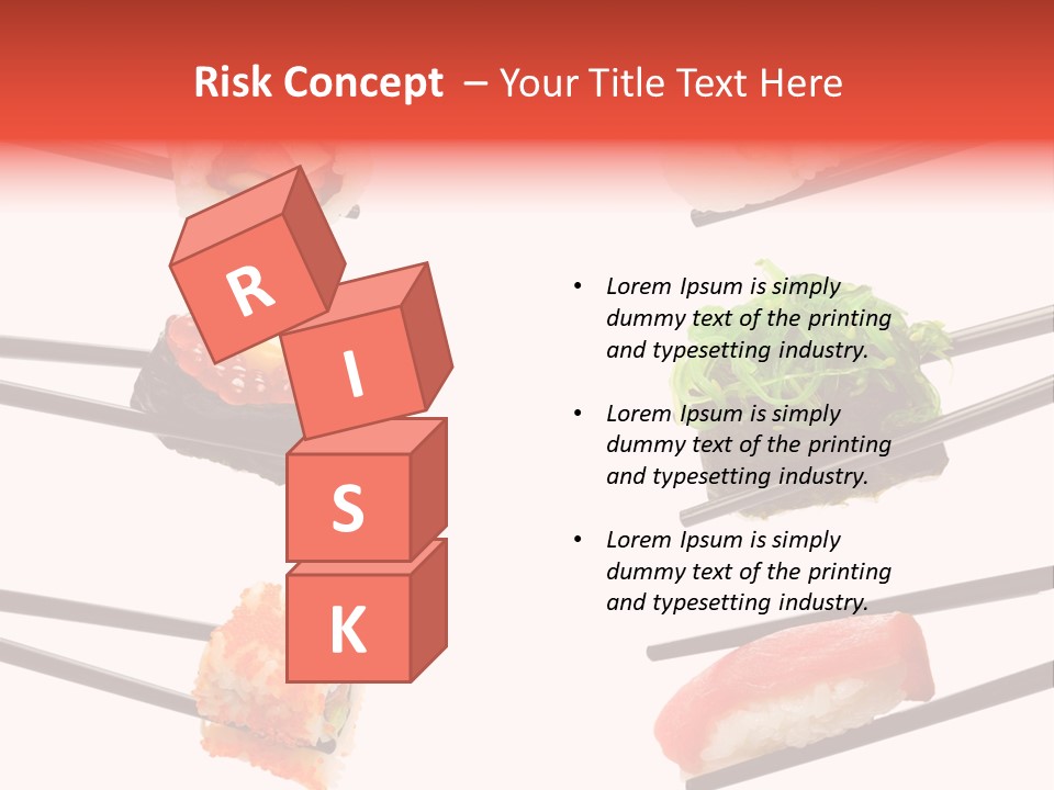 Salmon Slice Ikura PowerPoint Template